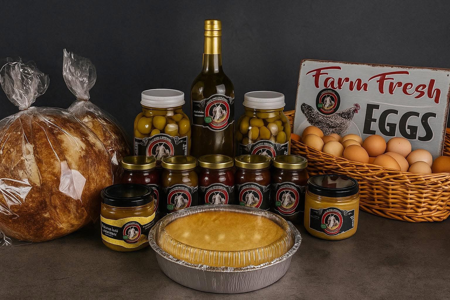 Selección de productos artesanales La Cuca